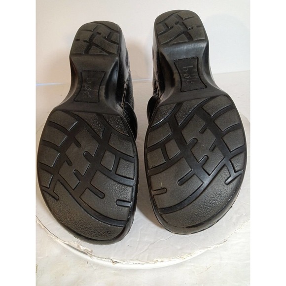 BOC Born Concept Brown Leather Slip On Mules Clogs Size 9M...Gently Worn EUC - Picture 6 of 12